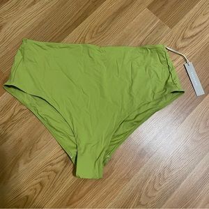 Everlane High Rise Bottoms Pepper Green XL